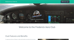 Desktop Screenshot of frederickaero.com